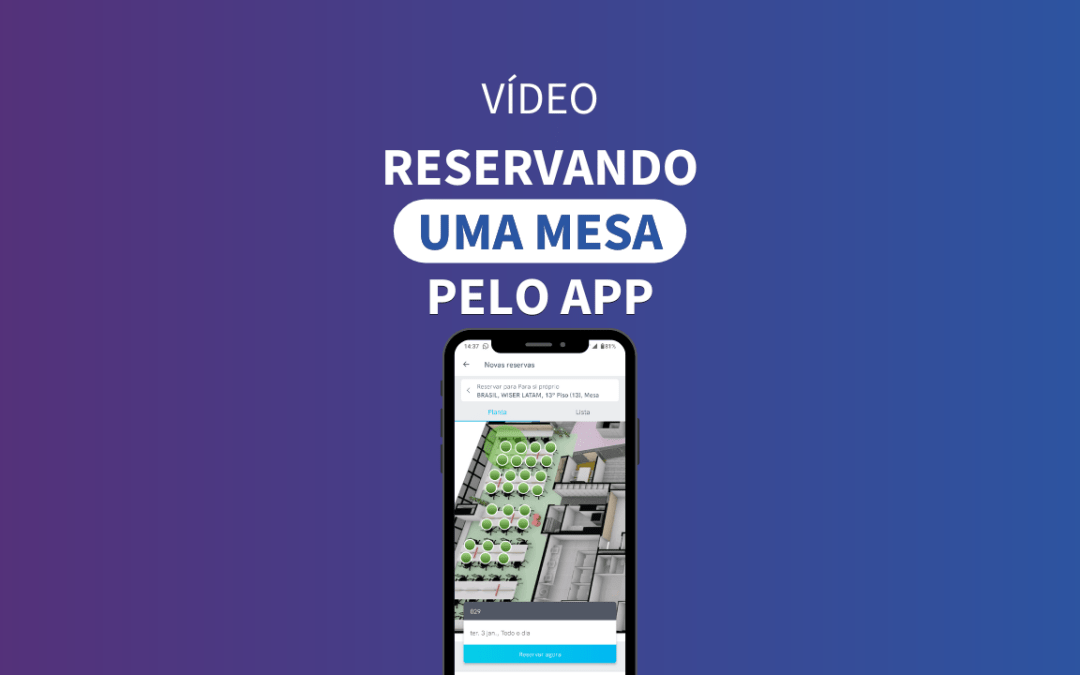 Reservando Espaço Pessoal pelo Celular