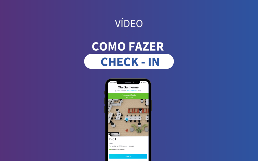 Fazendo check-in com QR Code pelo app