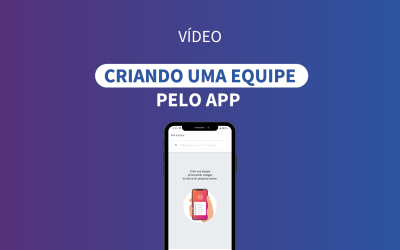 Criando uma equipe pelo app